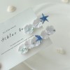 Starfish Shell Side Bang Clip Barrettes