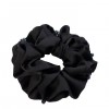 Pure black class crystal hair ring