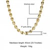 Stainless steel coffee bean necklace