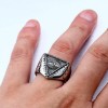 Stainless steel men's ring