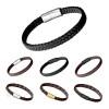 Twisted Braided Personalized Retro Leather Rope Bracelets For Couples