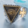 Stainless steel men's ring