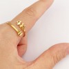 Number Ring Stainless Steel Lucky Number Ring