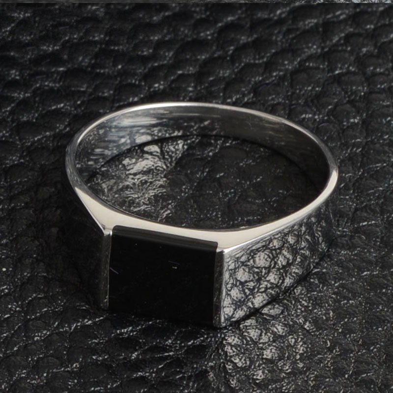 Men's stainless steel ring