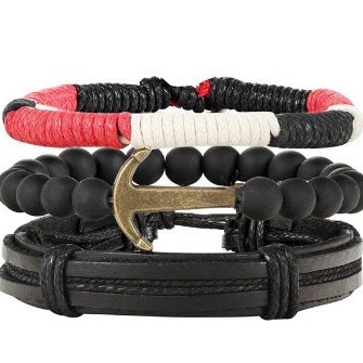 Fashion Beaded Leather Bracelets And Bracelets