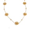 Flower Ornament Stainless Steel Necklace