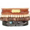 Fashion Beaded Leather Bracelets And Bracelets
