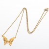 Stainless Steel Hollow Butterfly Necklace