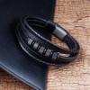 Leather Cord Bracelet Leather Braided Bracelets Genuine Leather Multi-layer Men's Jewelry