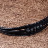 Leather Cord Bracelet Leather Braided Bracelets Genuine Leather Multi-layer Men's Jewelry
