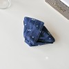 Embroidered Denim High Sense Barrettes Back Head Updo Shark Barrettes
