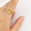 Number Ring Stainless Steel Lucky Number Ring