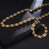 Stainless steel coffee bean necklace