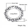 Stainless steel coffee bean necklace
