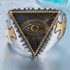 Stainless steel men's ring