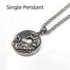 Rune Pendant Stainless Steel Necklace