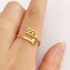 Number Ring Stainless Steel Lucky Number Ring