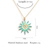 Stainless Steel Sun Pendant Necklace