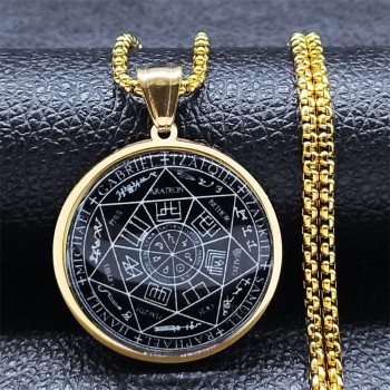 Stainless Steel Solomon Talisman Necklace