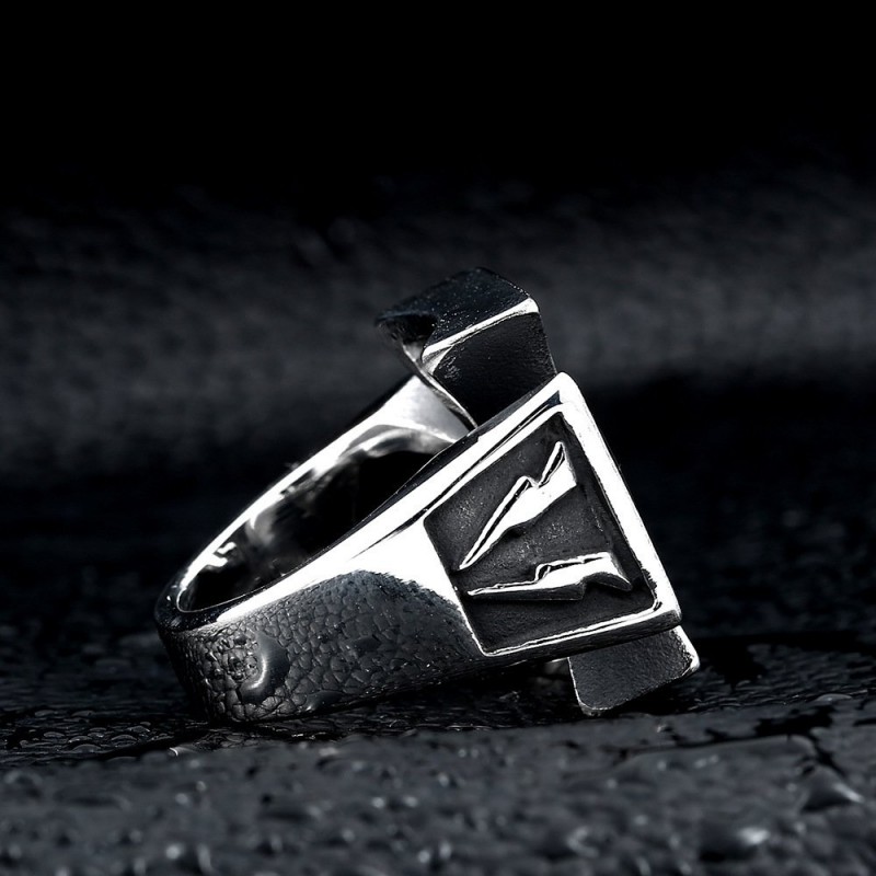 Stainless steel male ring domineering ring