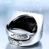 Stainless steel men's ring