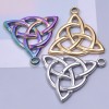 Stainless Steel Triangle Pendant Necklace