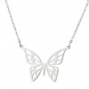 Stainless Steel Hollow Butterfly Necklace