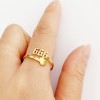 Number Ring Stainless Steel Lucky Number Ring