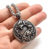 Rune Pendant Stainless Steel Necklace