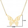 Stainless Steel Hollow Butterfly Necklace