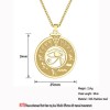 Stainless Steel Egyptian Hieroglyphics Necklace