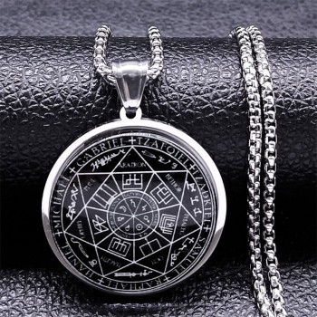 Stainless Steel Solomon Talisman Necklace