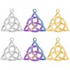 Stainless Steel Triangle Pendant Necklace