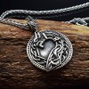 Rune Pendant Stainless Steel Necklace
