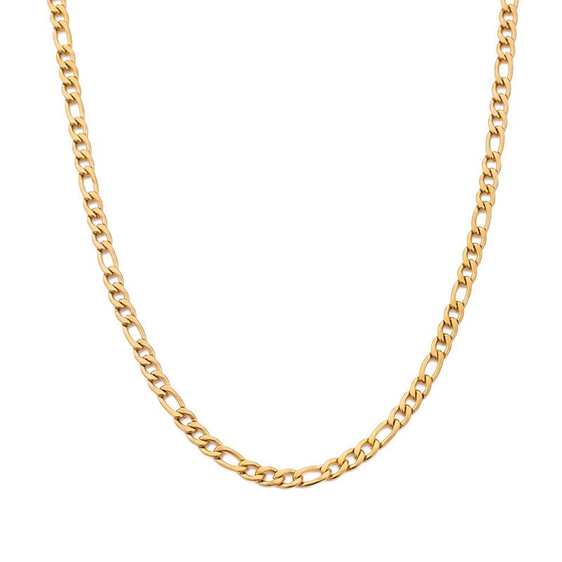 304 Stainless Steel Figaro Necklace