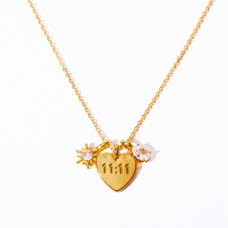 Stainless Steel Heart Necklace Pendant