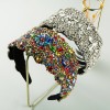 Starry Sky Color Rhinestone Wide Brim Hair Band Female Online Influencer Fabric Personalized Headdress