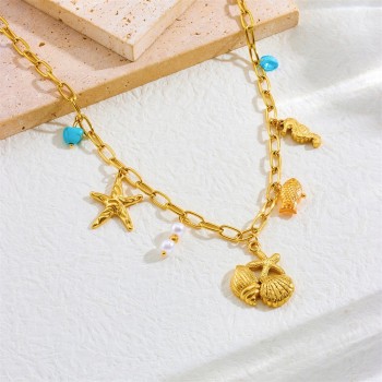 Marine Element Stainless Steel Necklace