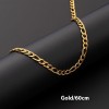 304 Stainless Steel Figaro Necklace