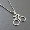 Mountain Bike Necklace Stainless Steel