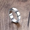 Jewelry Rotatable Stainless Steel Ring