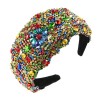Starry Sky Color Rhinestone Wide Brim Hair Band Female Online Influencer Fabric Personalized Headdress