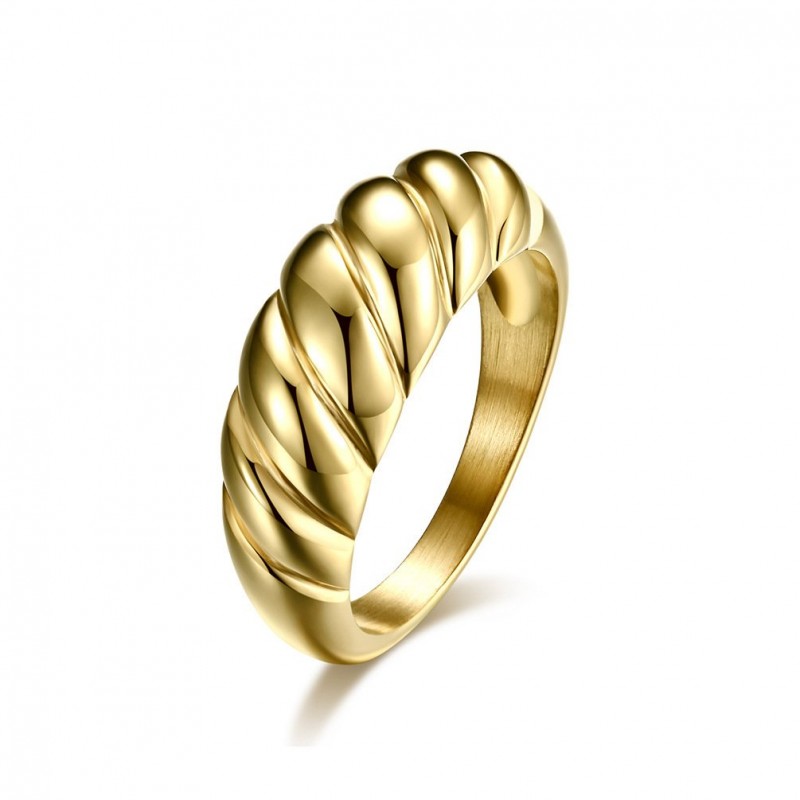 Stainless Steel Bread Ring Ring Fashionable Wear